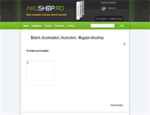 Tablet Screenshot of akushop.ro